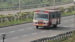 TNSTC Express bus near Madurandhakam