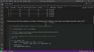 Task 2 - Prediction using Unsupervised ML .ipynb [Visual Studio Code 2022]
