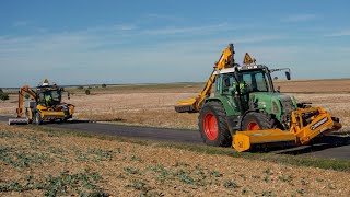 Noremat VSV et Fendt 712 à l’entretien des routes ETA RETAILLEAU