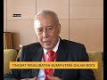 Tingkat penglibatan bumiputera dalam BOCE