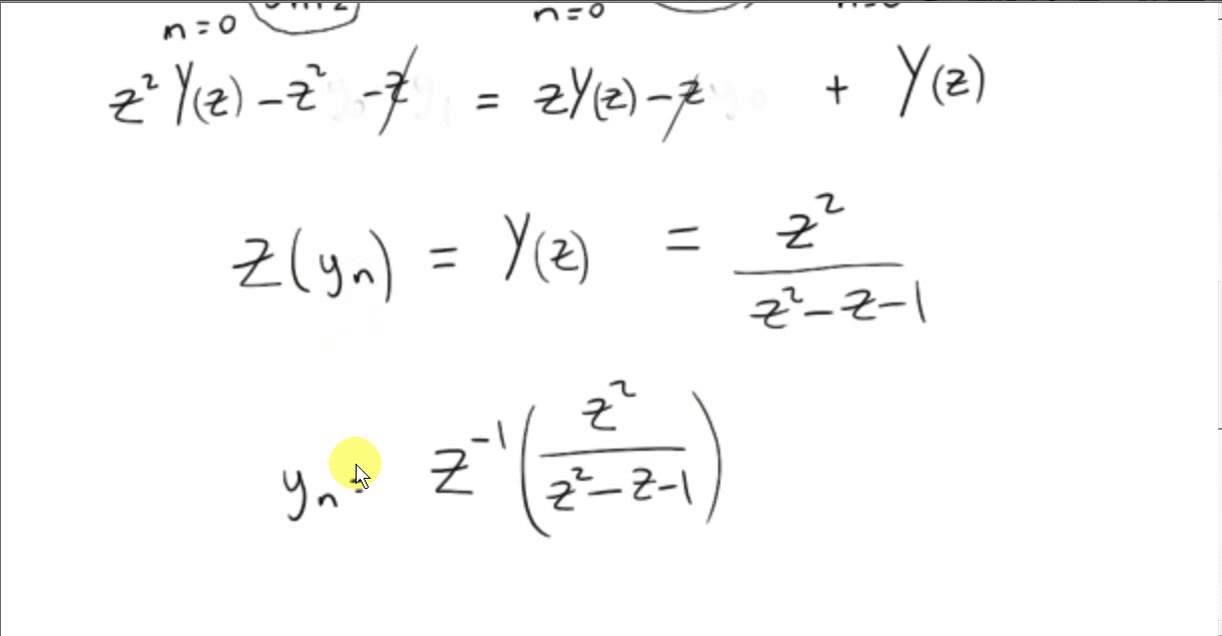 Difference Equation Solved Examples Tessshebaylo