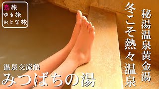 【温泉】長湯温泉『みつばちの湯』真冬の熱々温泉と名水の里『郷豆腐店』の絶品豆乳スイーツが最高でした♪1室1100円のお得な貸切温泉大満喫！ 九州旅行 九州ドライブ 日帰り温泉旅【おんせん県おおいた旅】