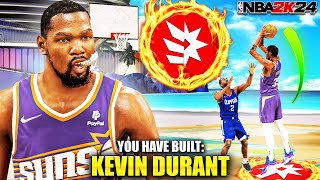 This 6’10 KEVIN DURANT Build is UNSTOPPABLE in NBA 2K24! BEST STRETCH BIG BUILD 2K24!