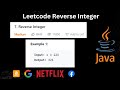 REVERSE INTEGER ( LEETCODE 7 ) SOLUTION IN JAVA | REVERSE INTEGER ANSWER | LEETCODE 7 DISCUSSION