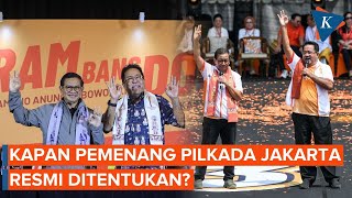 Tak Ada Gugatan, Kapan Pramono-Rano Ditetapkan Jadi Pemenang Pilkada Jakarta?