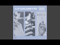 lit cigarette