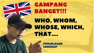 PENJELASAN LENGKAP RELATIVE PRONOUN (ADJECTIVE CLAUSE) - BELAJAR BAHASA INGGRIS - PENTING!!!!