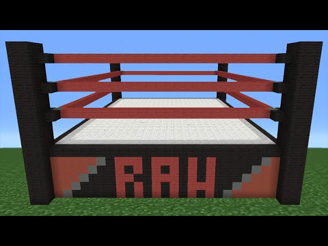 Minecraft Tutorial: How To Make A WWE Wrestling Ring Minecraft Tutorial: How To Make A WWE Wrestling Ring
