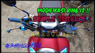 MODIFIKASI MOTOR SCOOPY BABYLOOK MOTHAI HARIAN FULL TWOTONE❗