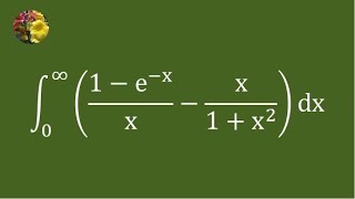 Evaluating the improper integral using double integration