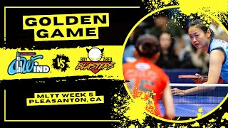 MATCH HIGHLIGHTS: GOLDEN MATCH | Chicago Wind vs Bay Area Blasters | MLTT  Week 5 (Pleasanton, CA)