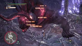 【MHW】　極ベヒーモス討滅戦　太刀　ソロ　22分45秒40　前半