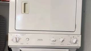 GE (General Electric) Spacemaker WSM2700DAWWW Washer \u0026 Dryer Combo | Dryer Test