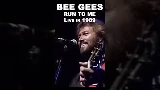 BEE GEES - Run To Me - Live in 1989 #shorts  #beegees #love #brothers #barrygibb #live #gibb #disco