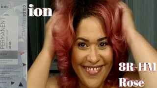 Hair Update l Retouching My Hair using ion 8R-HM Color Brilliance Permanent Cream l Marylin Morales