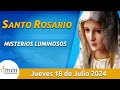 Santo Rosario de Hoy Jueves 18 Julio de 2024 l Amen Comunicaciones l Católica l María