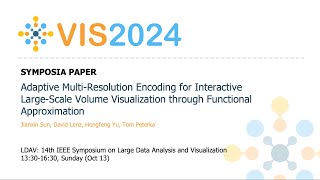 Adaptive Multi-Resolution Encoding for Interactive Large-Scale Volume Visualization through Functio
