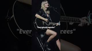 Taylor Swift | Anti‐Hero song with lyrics status #shorts #viral #ytshorts
