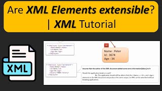 Are XML Elements extensible? | XML Tutorial