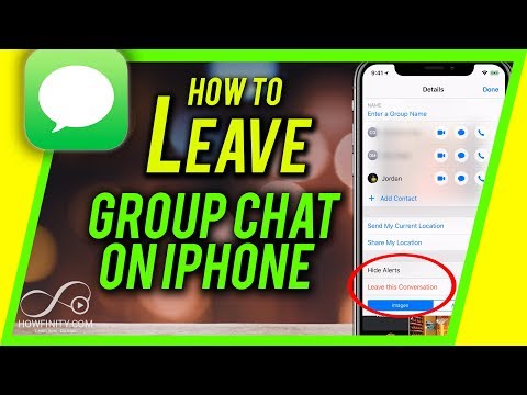 How to LEAVE Group Chat on iPhone How to LEAVE Group Chat on iPhone