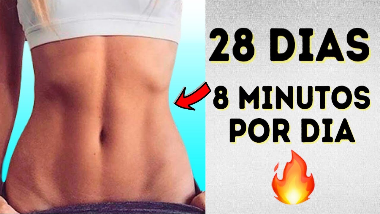 8 Min Treino Abdominal Em Pé Para Eliminar Gordura da Barriga em 28 Dias (Treino Matinal)