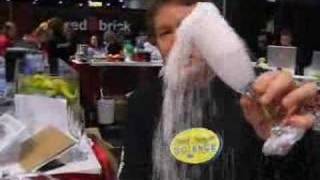 Steve Spangler Demonstrating "insta-snow"