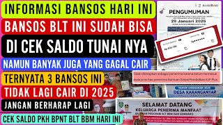 YES‼️BANSOS TUNAI INI SUDAH BISA DI CEK • 3 BANSOS INI SUDAH TIDAK CAIR LAGI DI 2025 JANGAN BERHARAP