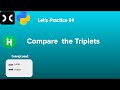 Compare the Triplets | HackerRank | Python Programming | Coding