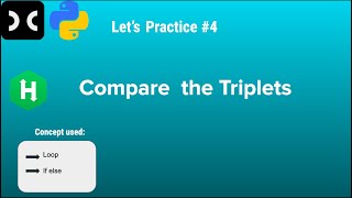 Compare the Triplets | HackerRank | Python Programming | Coding