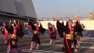 よさこい列伝2018・西条よさこい連 祭彩華（第53回かんおんじ銭形まつり・銭形よさこい）【香川県観音寺市】（平成30年・2018）