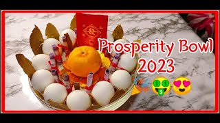 HOW TO MAKE PROSPERITY BOWL FOR NEW YEAR/ PROSPERITY BOWL 2023/ PAMPA SWERTE/ BAGONG TAON 2023