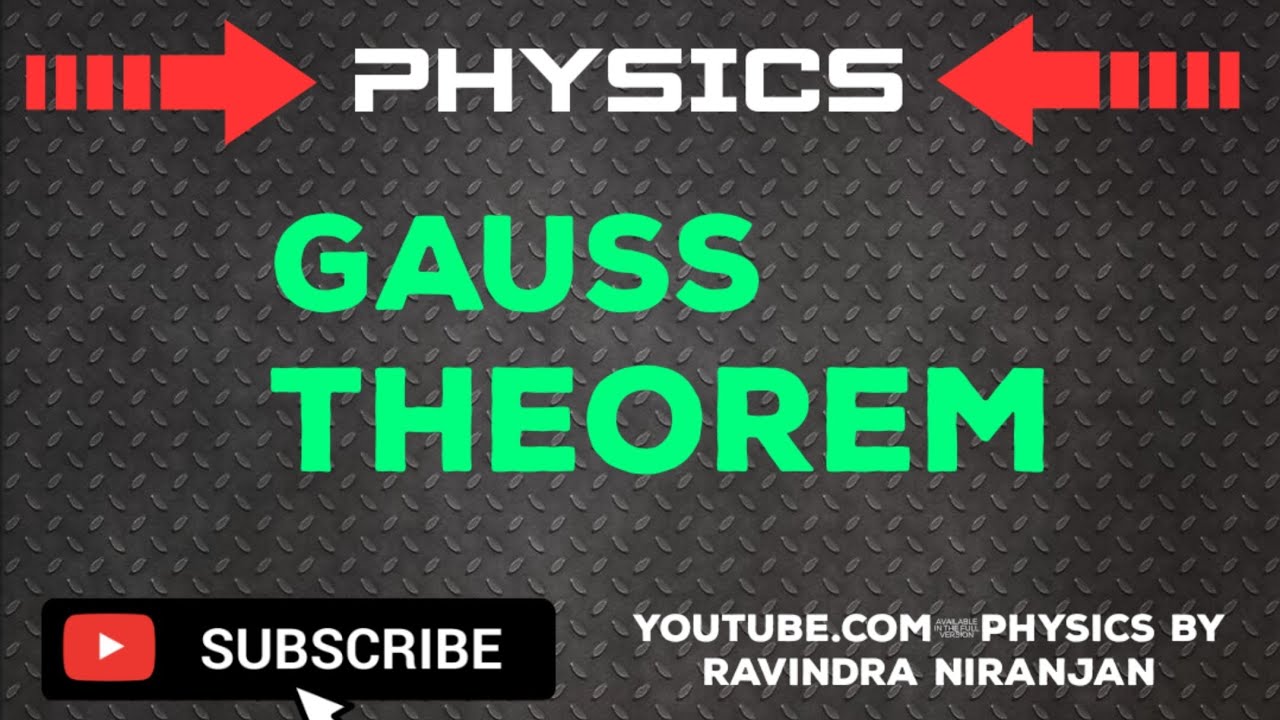 Part 4 Gauss Theorem Physics Up Board Class 12th Youtube