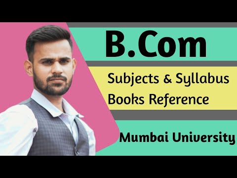 Subjects Of B.Com | Syllabus Of B.Com | Mumbai University - YouTube