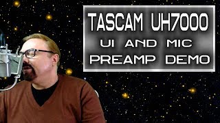 Tascam UH 7000 UI/ Mic Preamp Demo - Neumann TLM 103