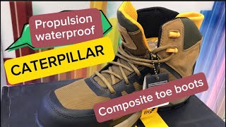 CAT || Caterpillar Men’s Propulsion Waterproof Composite Toe Boots || CAT P91124 || Unboxing