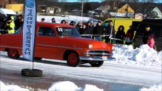 Färnsjörepan 2013. Eric J in his Ford Customline 1953