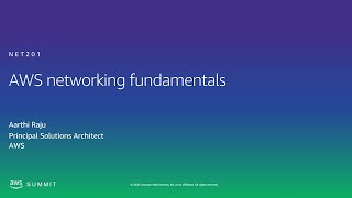AWS AMER Summit 2020 | AWS networking fundamentals