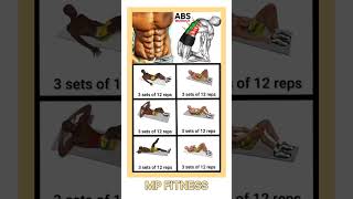 ||Step Wise ABS Workout || @mpfitness7935 #tipsandtricks #workoutregime #gymexercise #fitness #gym