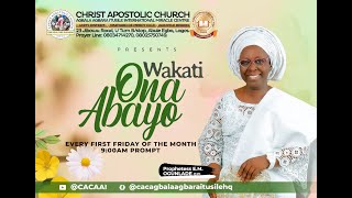 WAKATI ONA ABAYO FOR SEPTEMBER, 2024