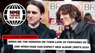 Bring Me The Horizon on their love of Fontaines DC and when fans can expect new album | BRITs 2024