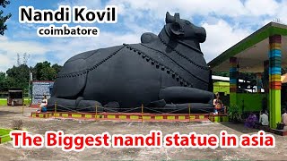 Nandi kovil #coimbatore #biggest nandi statue in asia #tamilnadu