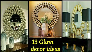 13 Diy glam decor ideas | mirror decorating ideas | Craft Angel