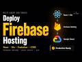 Deploy React Frontend to Firebase Hosting | Production Deployment Setup | AI Agents in Production