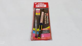 Flair graphite mechanical pencil (2.0mm) unboxing ( price 35 rupees) with best performance