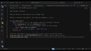 Validate Integer Input in Python – Add & Check Numbers