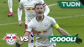 ¡Sabitzer abre el marcador!  | Leipzig 1 - 0 Tottenham | Champions League - 8vos Final | TUDN