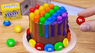 Rainbow Chocolate Cake 🌈 Perfect Miniature Rainbow Chocolate Cake Decorating 🌈 1000+ Miniature Ideas