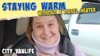 Vanlife in a Mild Canadian Winter – Staying Warm Without a Diesel Heater!