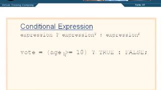 Beginners C Programming - Conditional Expressions